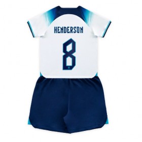 Baby Fußballbekleidung England Jordan Henderson #8 Heimtrikot WM 2022 Kurzarm (+ kurze hosen)